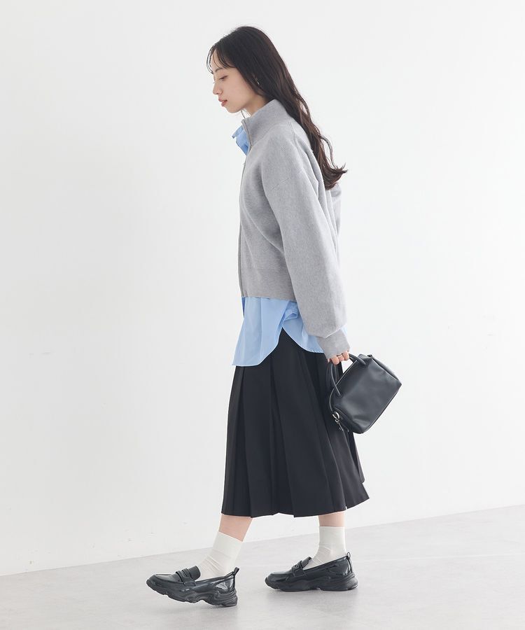 earth music&ecology「タックプリーツミディスカート」|スカート|