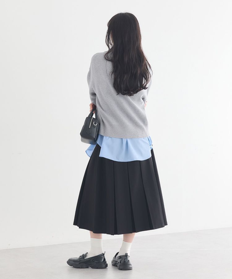 earth music&ecology「タックプリーツミディスカート」|スカート|