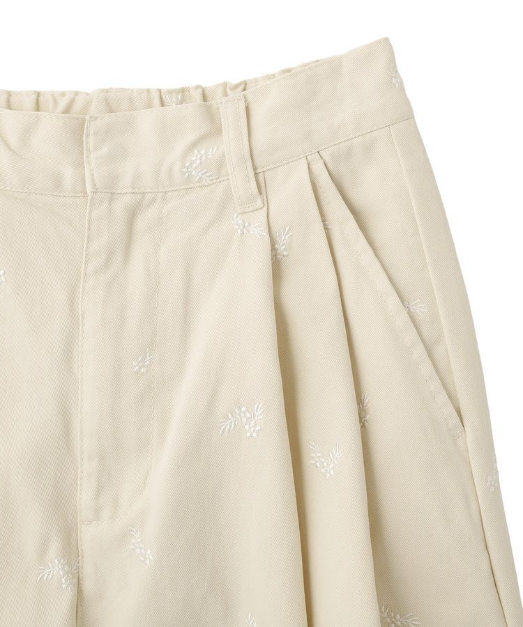 earth music&ecology「フラワー刺繍ツイルカーブパンツ」|その他|