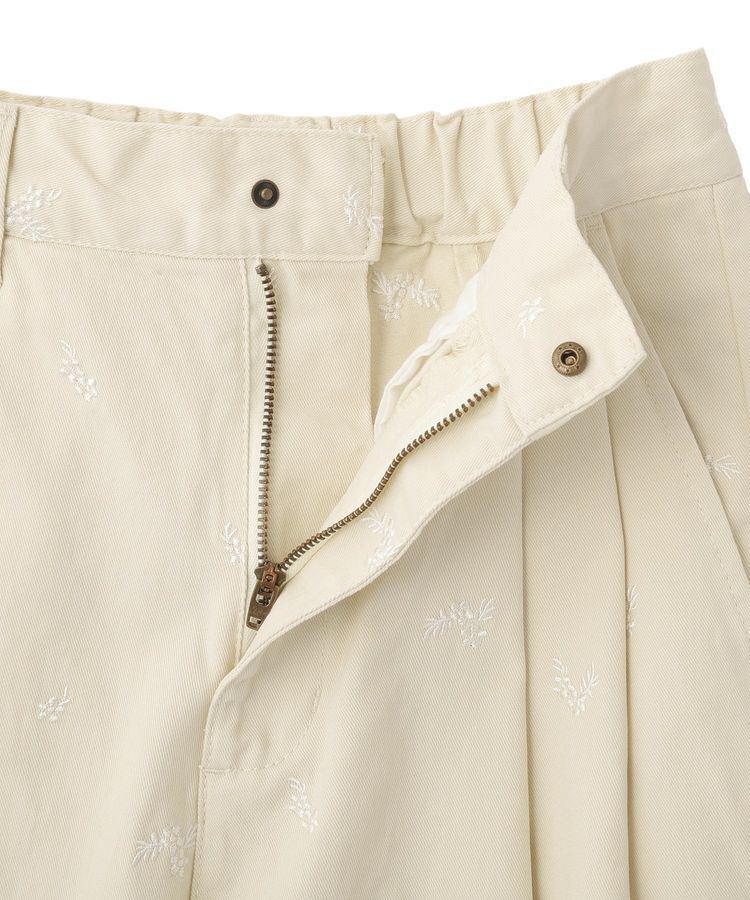 earth music&ecology「フラワー刺繍ツイルカーブパンツ」|その他|