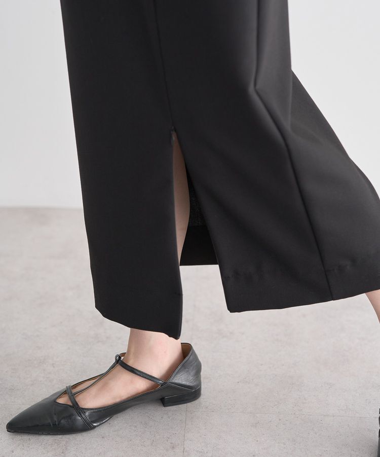 earth music&ecology「ジップスリットIラインスカート」|タイト|