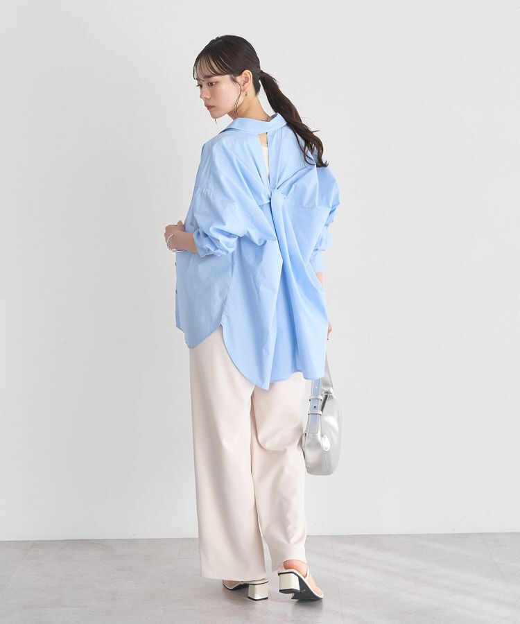 earth music&ecology「バックツイストオーバーシャツ」|シャツ・ブラウス|