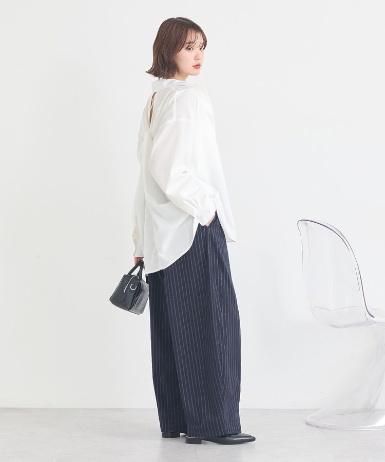 earth music&ecology「バックツイストオーバーシャツ」|シャツ・ブラウス|