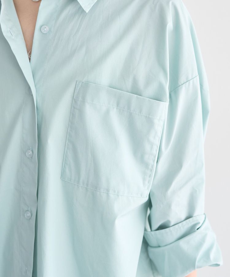 earth music&ecology「バックツイストオーバーシャツ」|シャツ・ブラウス|