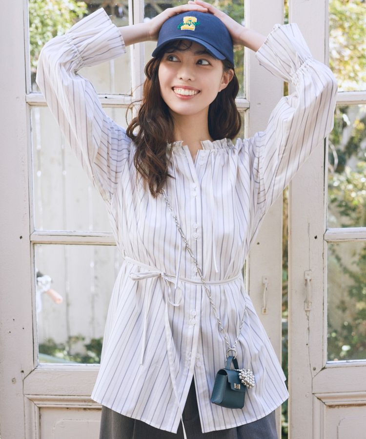 earth music&ecology「マイクロミニバッグメタルハートチェーンチャーム」|モバイルケース|