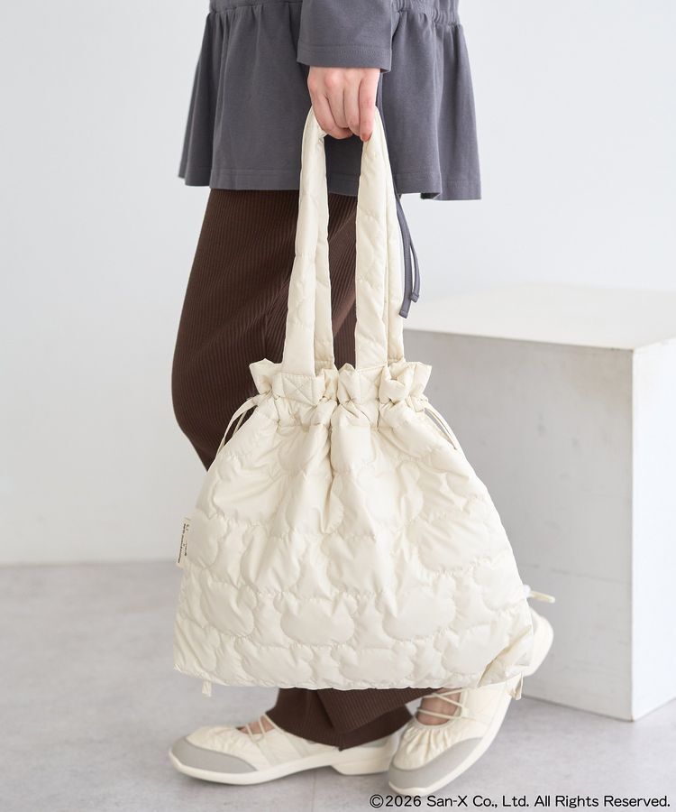 earth music&ecology「リラックマ&times;earth シルエットキルトトートバッグ」|トートバッグ|