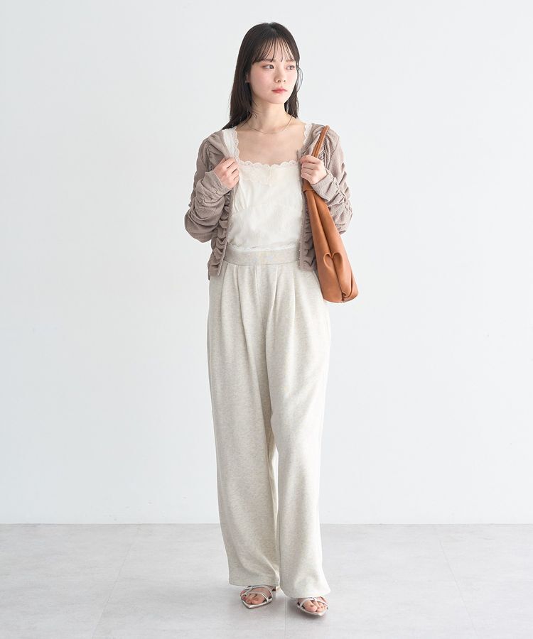 earth music&ecology「総レースホルターネックキャミソール」|キャミソール|
