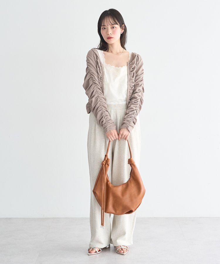 earth music&ecology「総レースホルターネックキャミソール」|キャミソール|