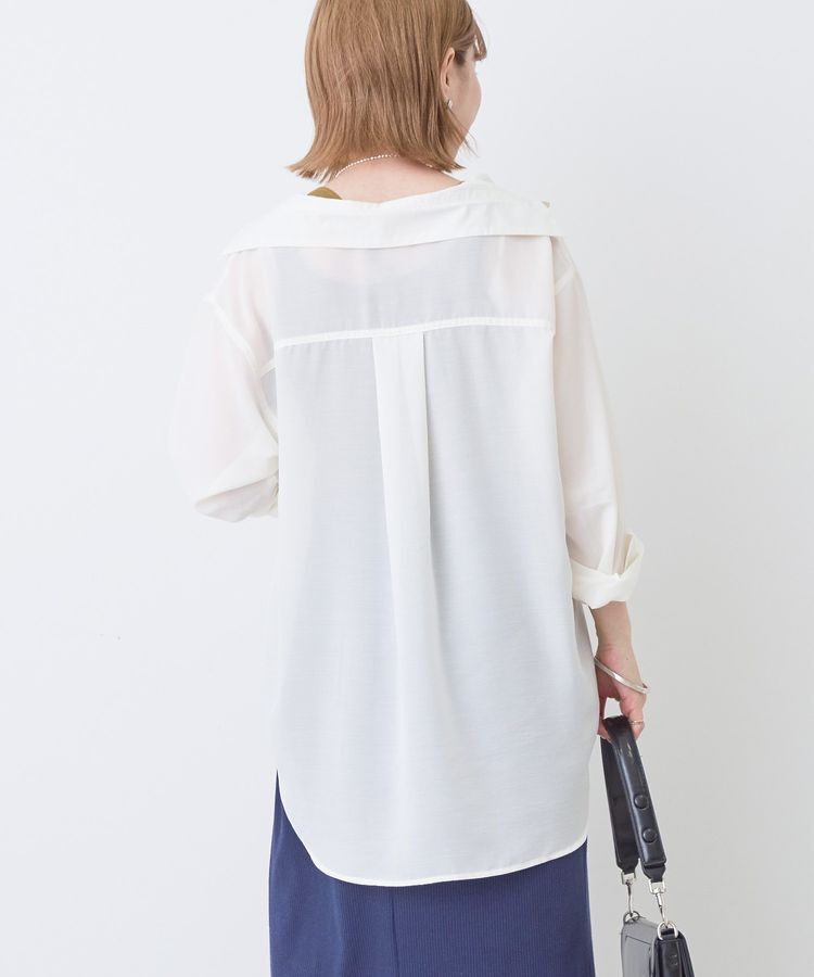 AMERICAN HOLIC「シアーボイルオーバーシルエットシャツ」|シャツ・ブラウス|
