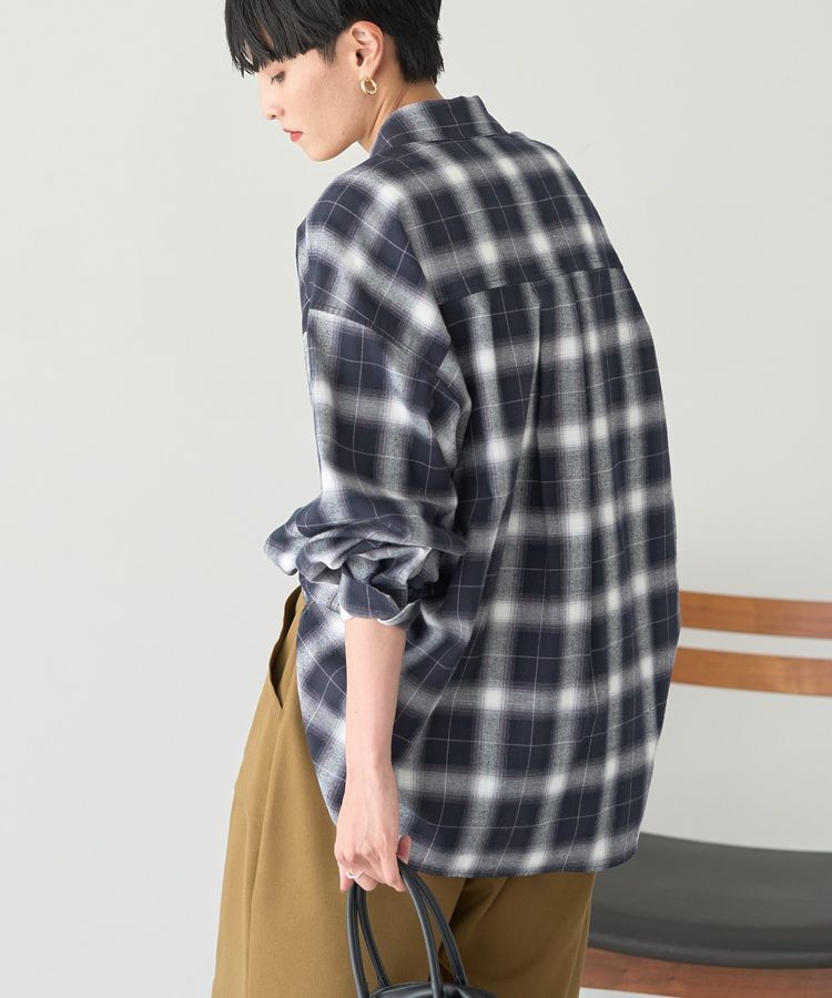 AMERICAN HOLIC「ビエラ起毛チェックシャツ」|シャツ・ブラウス|
