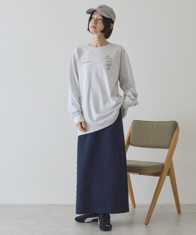 AMERICAN HOLIC「フクレジャガードタイトスカート」|タイト|