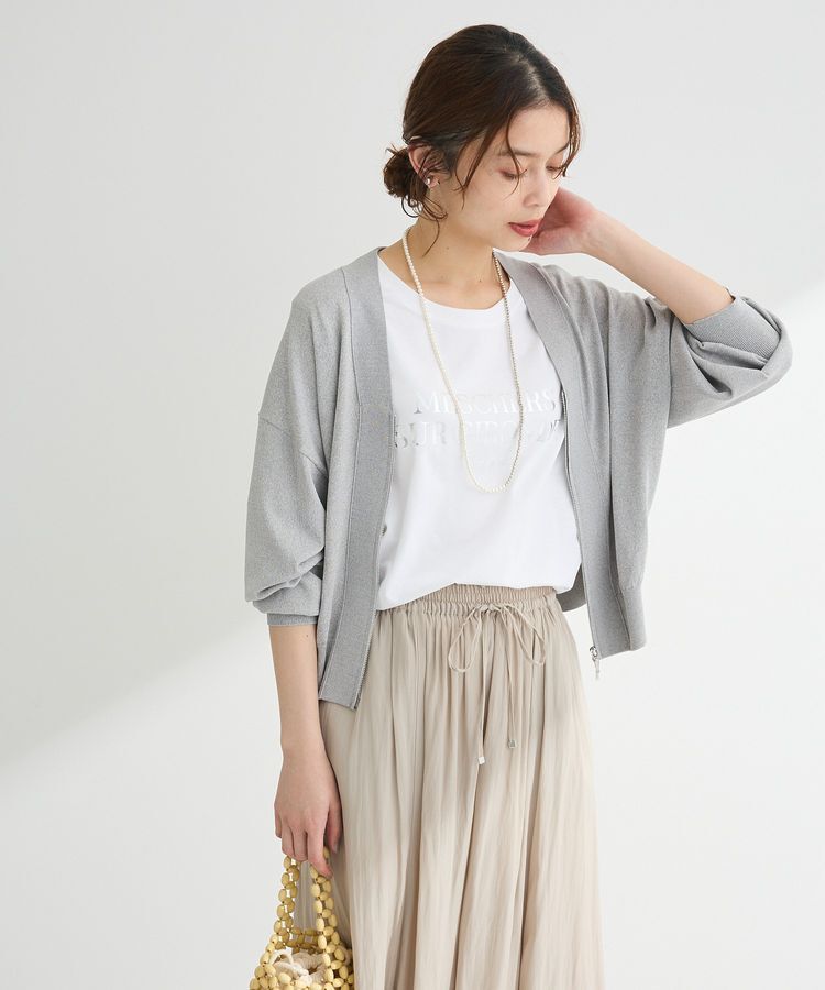 Green Parks「箔プリントフェミニンロゴTシャツ」|Tシャツ・カットソー|