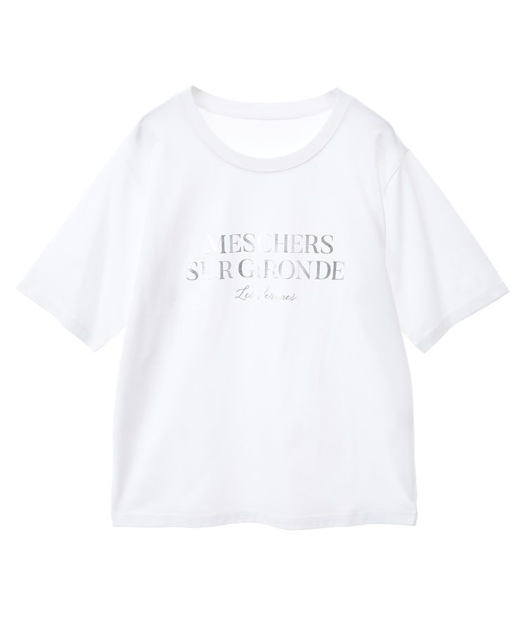 Green Parks「箔プリントフェミニンロゴTシャツ」|Tシャツ・カットソー|