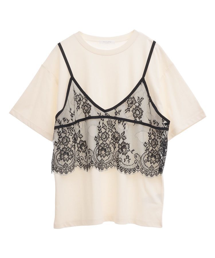 Green Parks「レースビスチェドッキングチュニック」|チュニック|