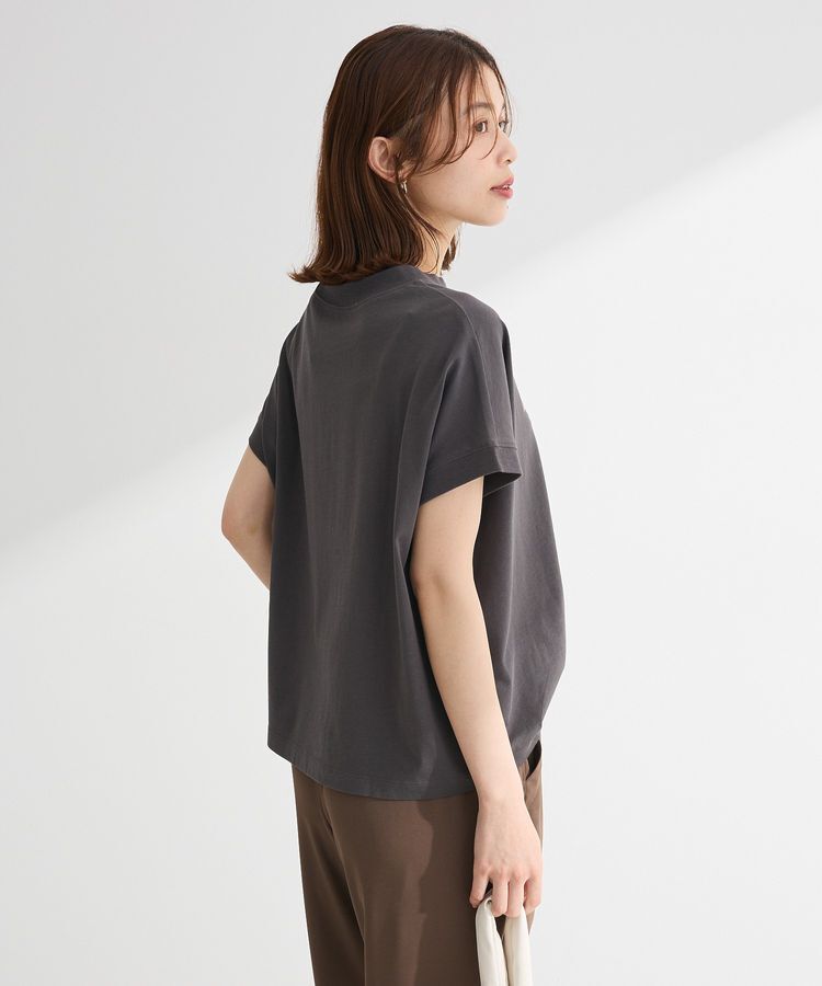 Green Parks「フレンチスリーブ刺繍シンプルロゴプルオーバー」|Tシャツ・カットソー|