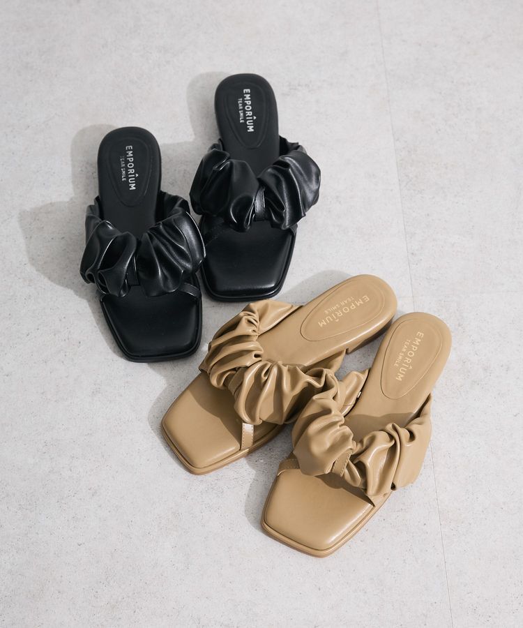 armonia「ETS.合皮パフサンダル」|サンダル|