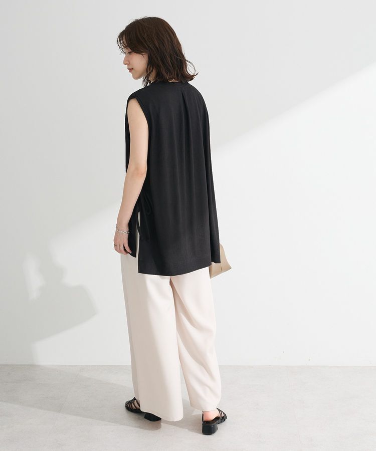 Green Parks「サイドリボンノースリーブチュニック」|チュニック|