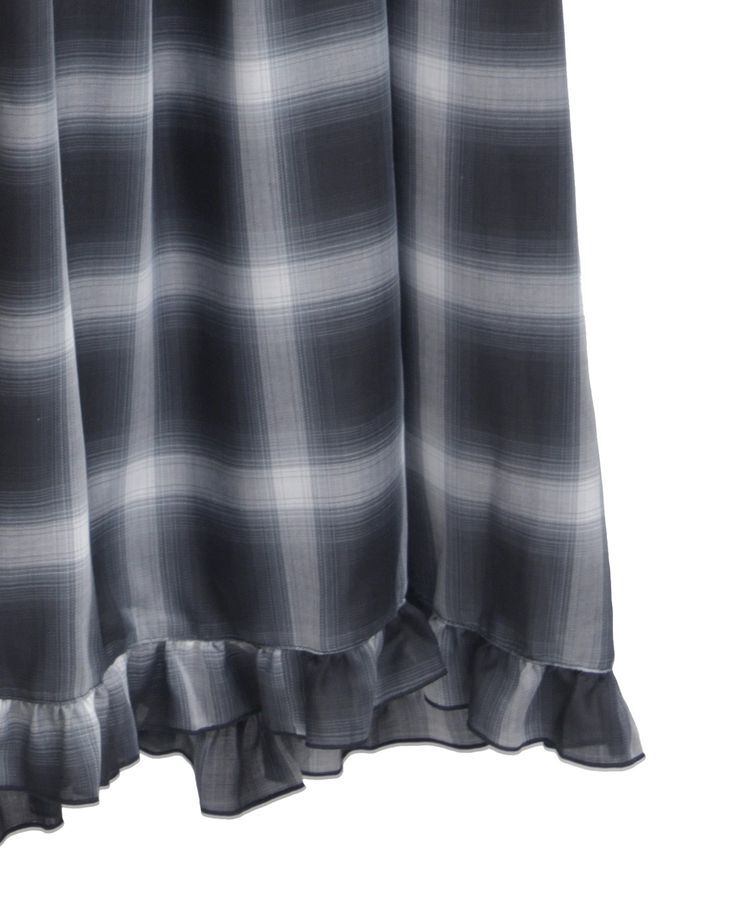 Green Parks「・Petit Fleur オンブレーチェックキャミワンピ」|ワンピース|