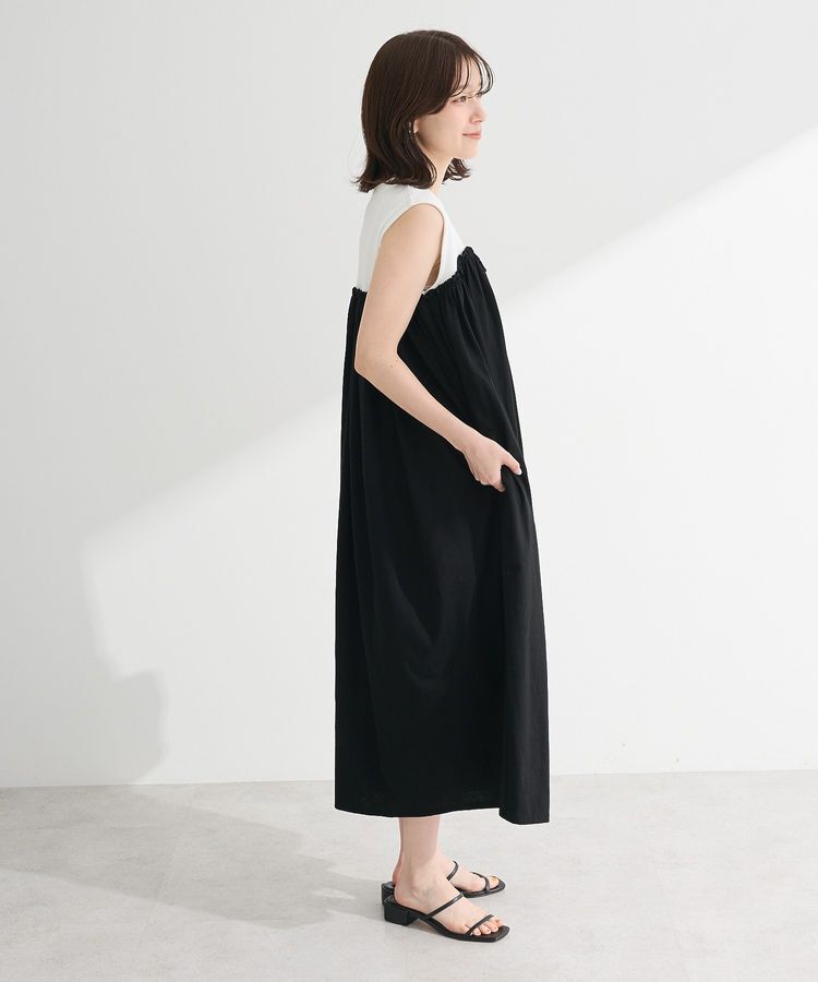 Green Parks「・SUGAR SPOON ギャザーノースリーブワンピ」|ワンピース|