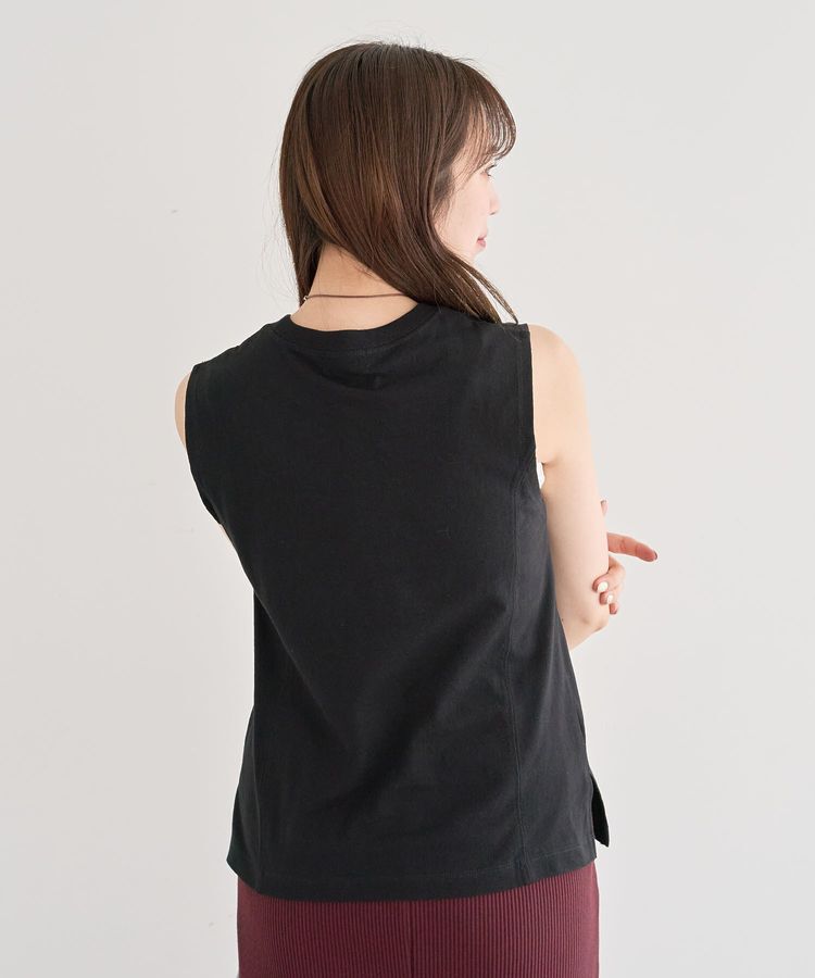 Green Parks「・DOUBLE FLAGS ピグメント切替ノースリTEE」|Tシャツ・カットソー|