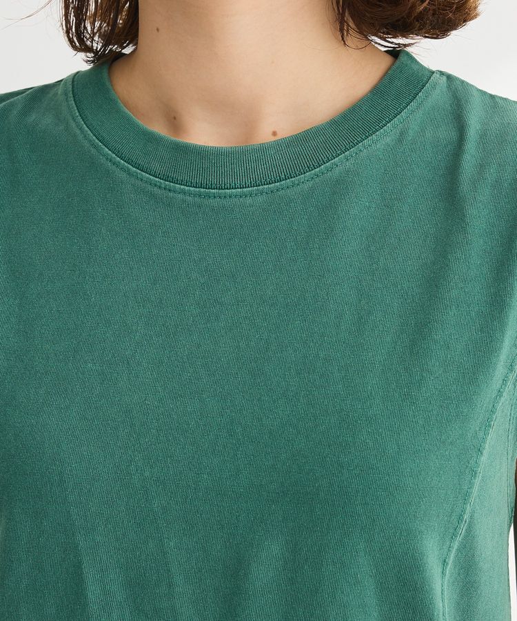 Green Parks「・DOUBLE FLAGS ピグメント切替ノースリTEE」|Tシャツ・カットソー|