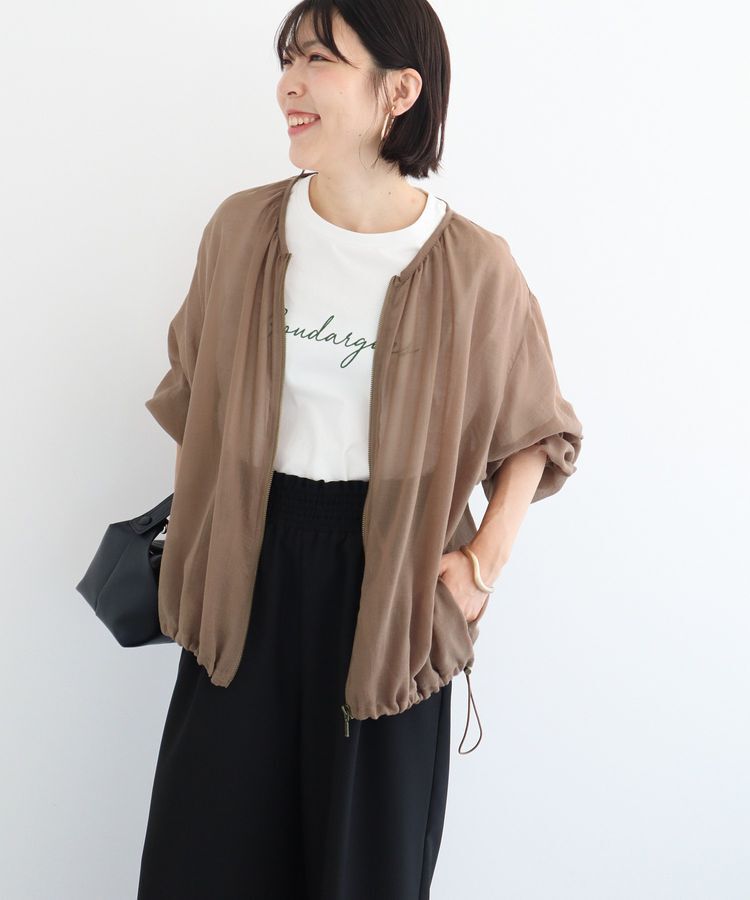 Green Parks「イージーケアシアーボイルシャツブルゾン」|シャツ・ブラウス|