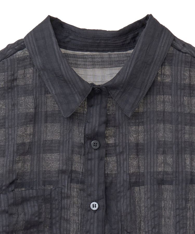 Green Parks「シアーワッシャーロングスリーブシャツ」|シャツ・ブラウス|