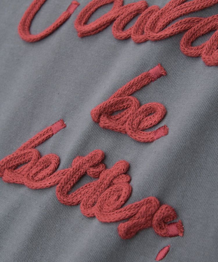 Green Parks「・swing by コード刺繍ロゴTEE」|Tシャツ・カットソー|