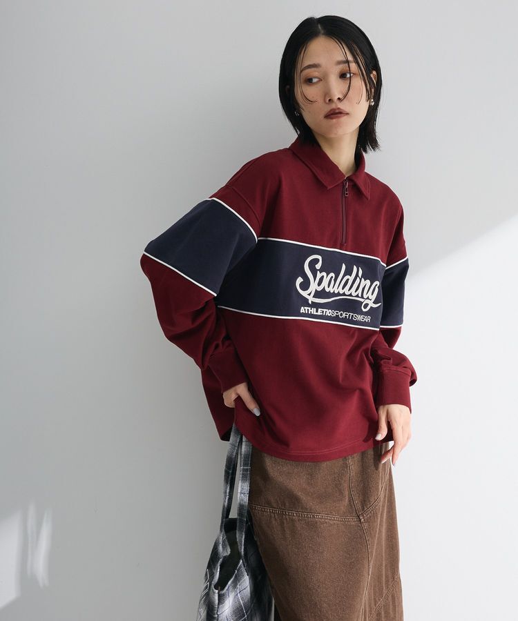 Green Parks「SPALDING別注 ハーフZIPスウェット」|スウェット・ジャージ|