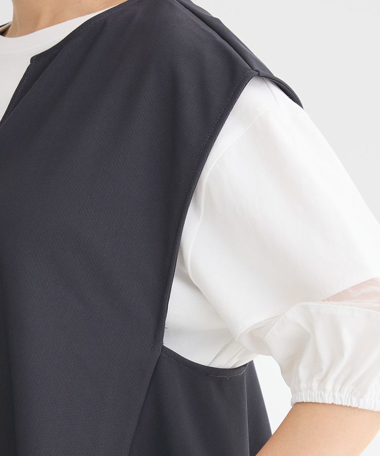 Green Parks「リップルフレアベスト」|ベスト・ジレ|