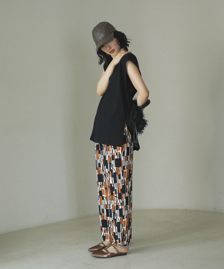 Green Parks「リップルフレアベスト」|ベスト・ジレ|