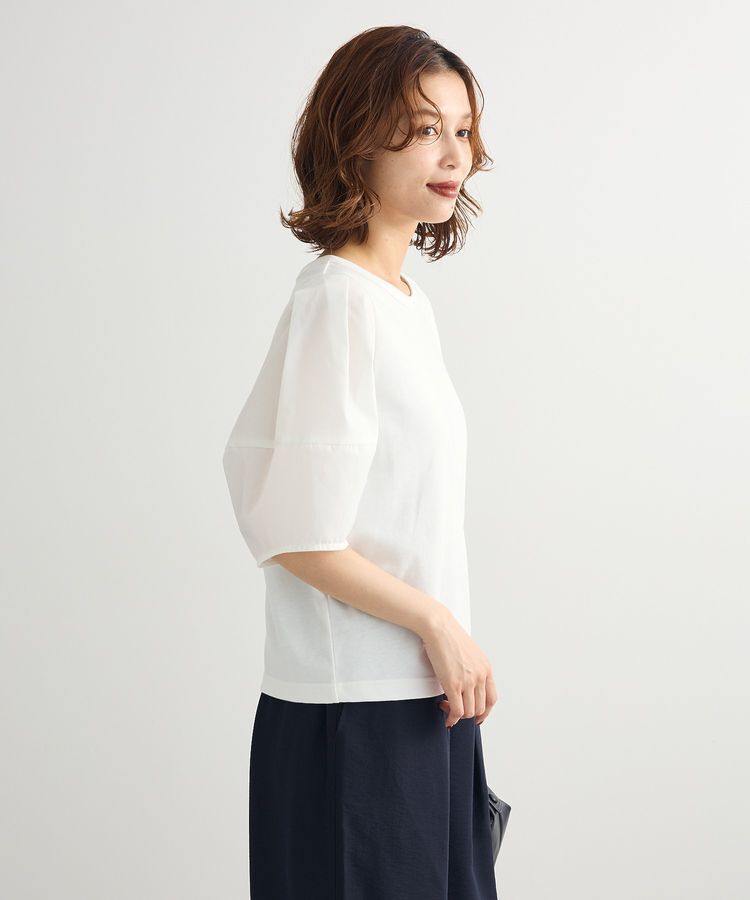 Green Parks「・ELENCARE DUE バックZIPハイブリットT」|Tシャツ・カットソー|