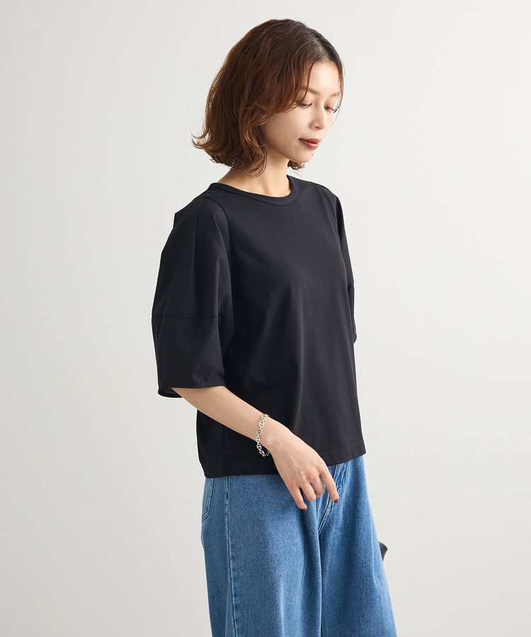 Green Parks「・ELENCARE DUE バックZIPハイブリットT」|Tシャツ・カットソー|