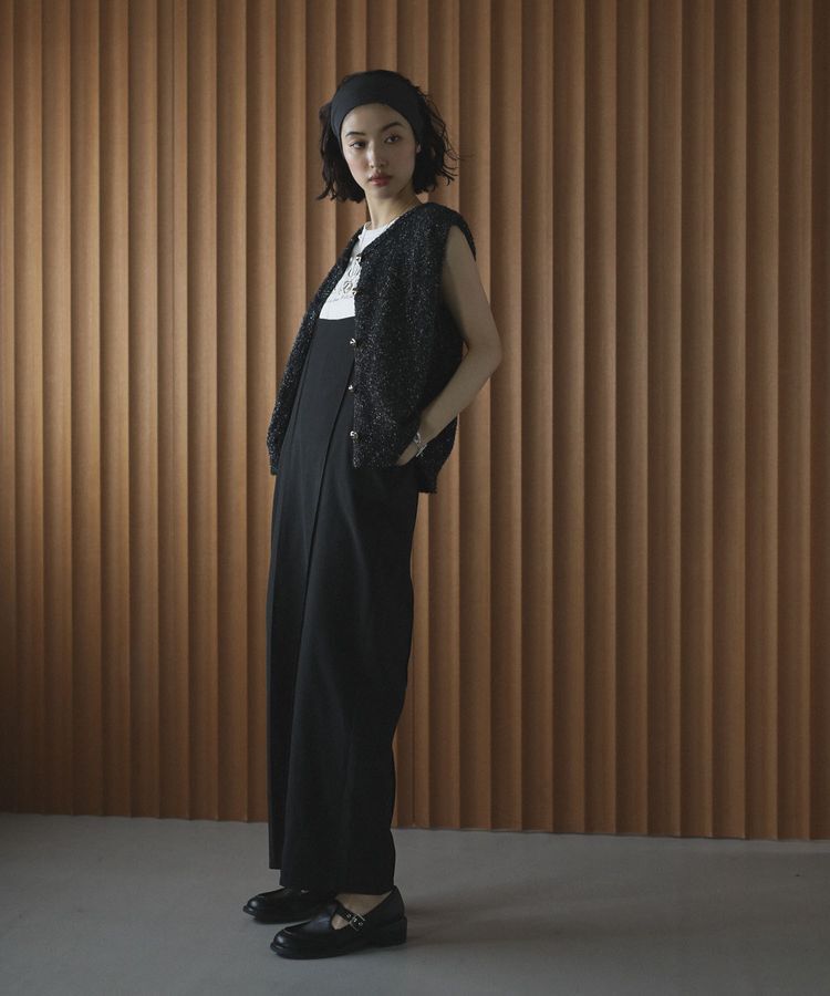 Green Parks「ピンタックサロペット」|オールインワン|