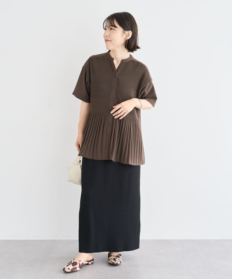 armonia「マジョリカプリーツスキッパーブラウス」|シャツ・ブラウス|