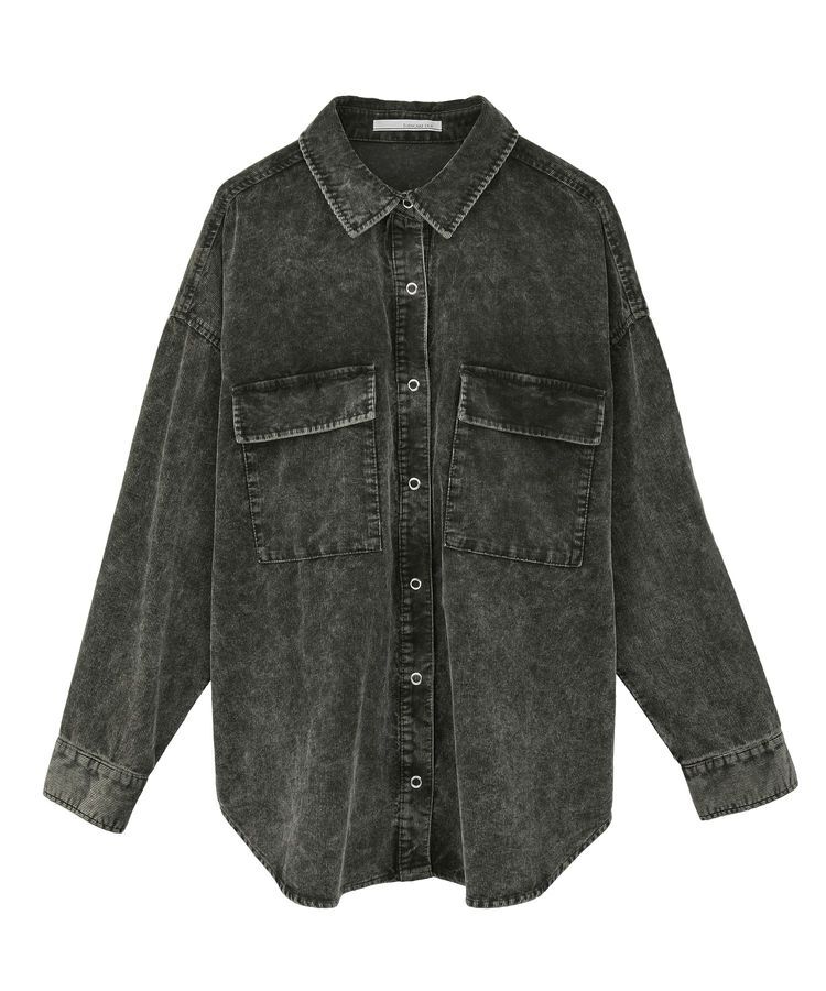 Green Parks「・ELENCARE DUE ケミカルコーデュロイシャツ」|シャツ・ブラウス|