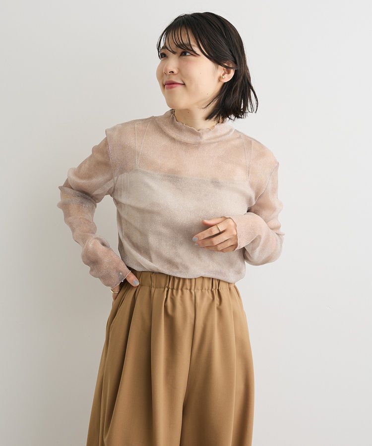 Green Parks「シアー柄プルオーバー」|Tシャツ・カットソー|