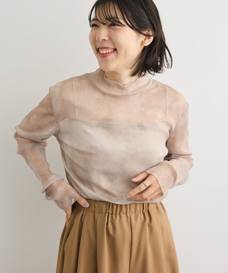 Green Parks「シアー柄プルオーバー」|Tシャツ・カットソー|