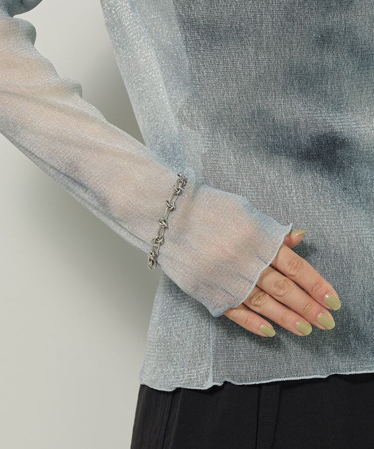 Green Parks「シアー柄プルオーバー」|Tシャツ・カットソー|