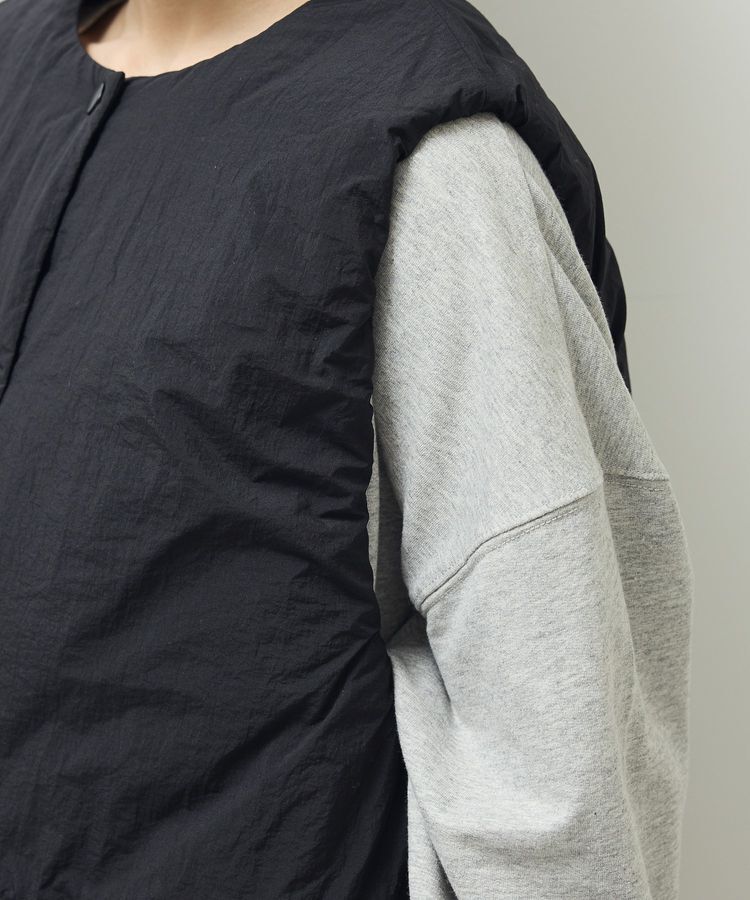 Green Parks「サイドZIP中綿コクーンベスト」|ベスト・ジレ|