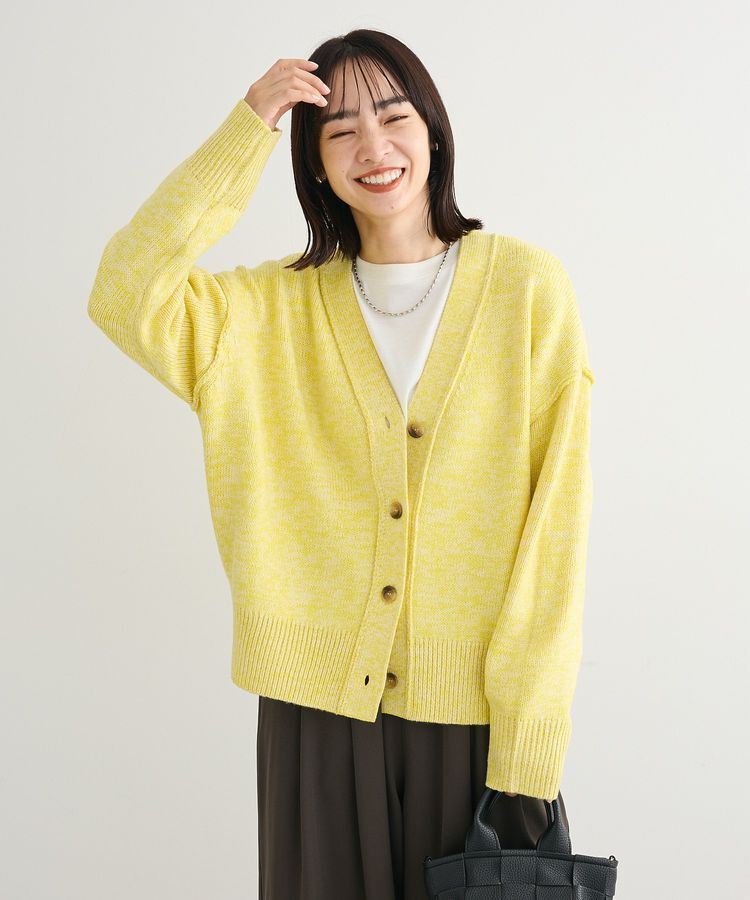 Green Parks「MIXニットカーディガン」|カーディガン|