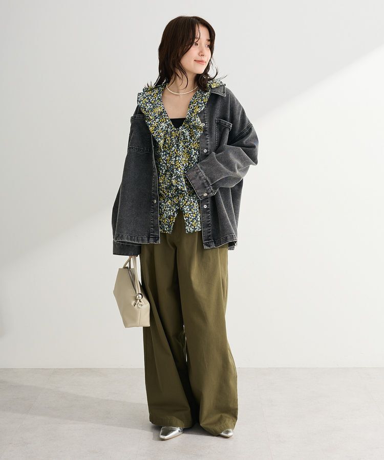 Green Parks「デニムシャツブルゾン」|テーラードジャケット|