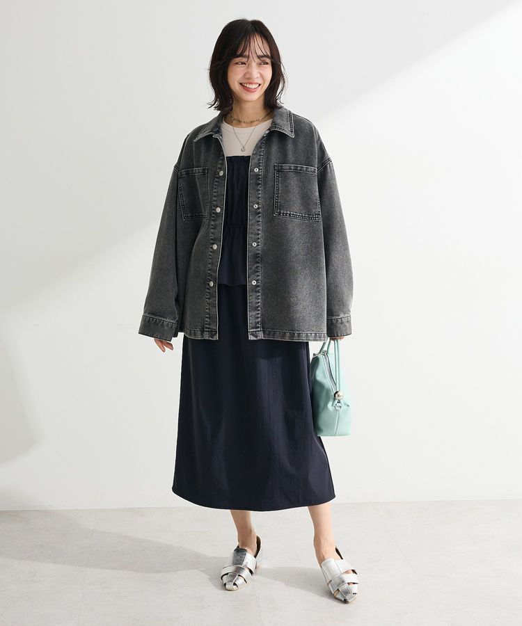 Green Parks「デニムシャツブルゾン」|テーラードジャケット|