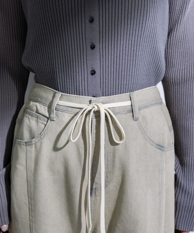 Green Parks「コクーンシルエットデニムパンツ」|デニム|