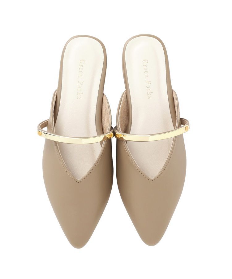 Green Parks「Vカットメタルパーツミュール」|その他|