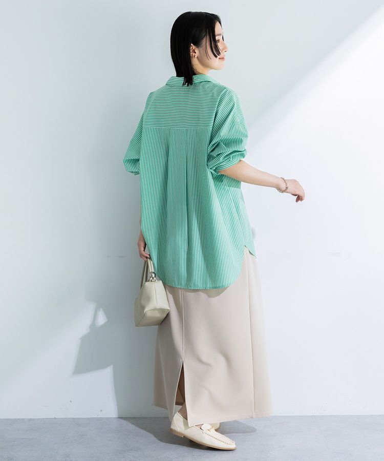Green Parks「イージーケア抜け衿シャツ」|シャツ・ブラウス|