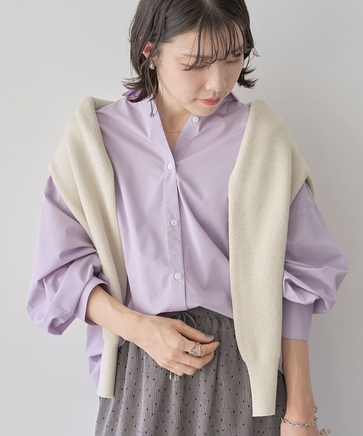 Green Parks「イージーケア抜け衿シャツ」|シャツ・ブラウス|