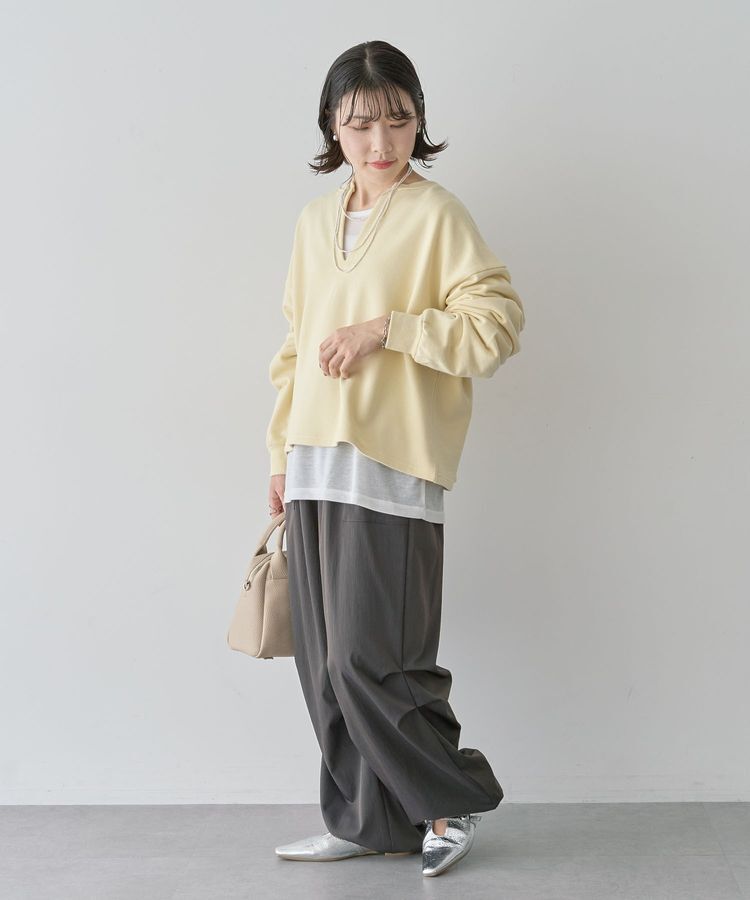 Green Parks「SET2点 深Vネック裏毛+プルオーバー」|スウェット・ジャージ|