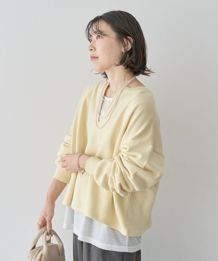 Green Parks「SET2点 深Vネック裏毛+プルオーバー」|スウェット・ジャージ|