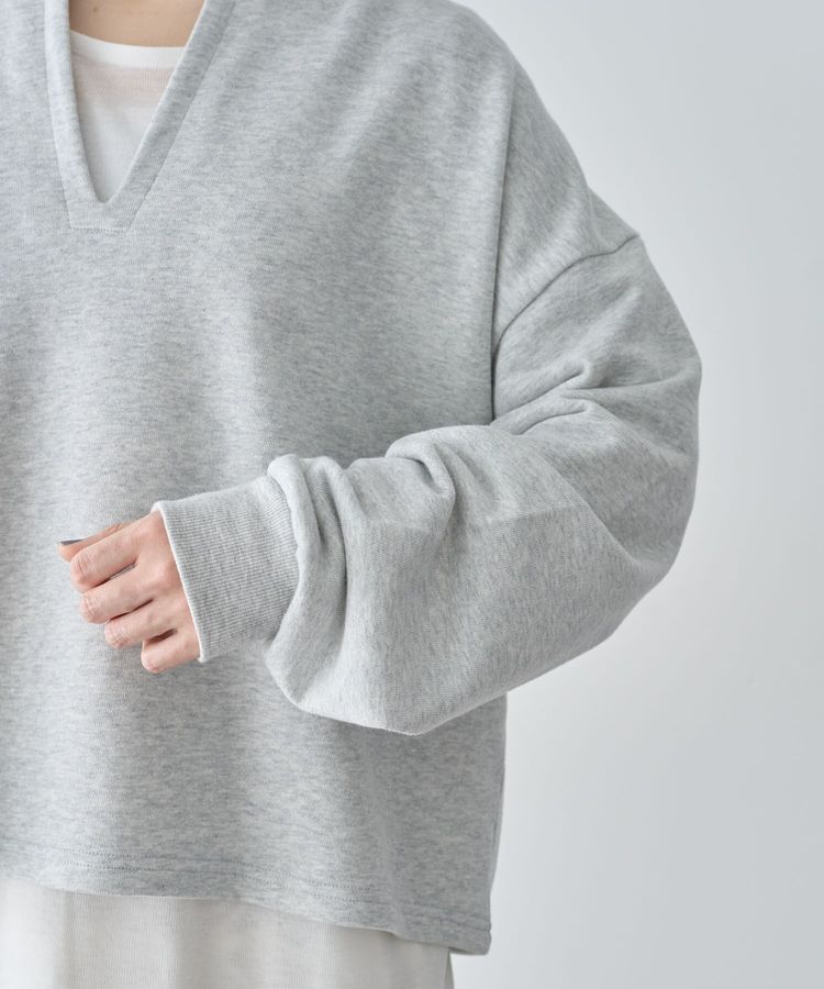 Green Parks「SET2点 深Vネック裏毛+プルオーバー」|スウェット・ジャージ|